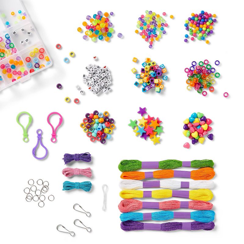 502pc String A Bling Jewelry Set - Mondo Llama™: DIY Bead Kit for Bracelet Making & Friendship Bracelets