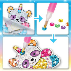 Creativity for Kids Big Gem Diamond Painting Kit - Magical: DIY Art Kit with Stickers & Templates for Ages 6+