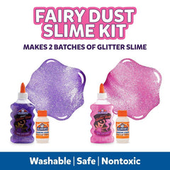 Elmer's 4pk Fairy Dust Slime Kit with Glue & Activator Solution: Magical DIY Art Kit for Kids, Glitter Craft Activity