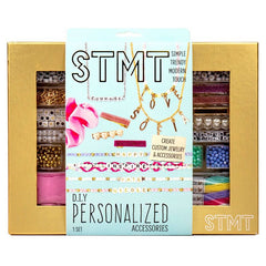 DIY Personalized Accessories Kit - STMT: Beads Bracelet & Craft Kit for Girls, 672 Pieces, Gift for 8 Year Olds