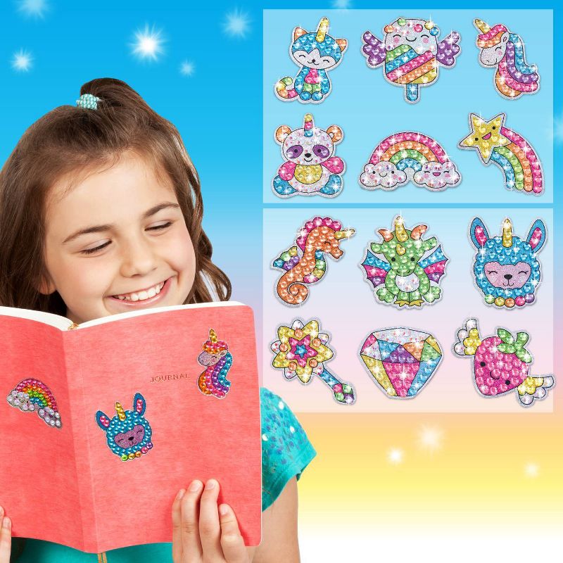 Creativity for Kids Big Gem Diamond Painting Kit - Magical: DIY Art Kit with Stickers & Templates for Ages 6+