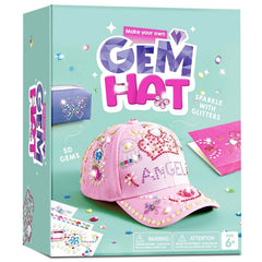 Joyfy Baseball Cap DIY Kit, Pink Baseball Cap Decorate Kit with 7 Sheets Gems Stickers, Art & Crafts, Birthday Toys Art Supplies Gift For Girls Age 6+